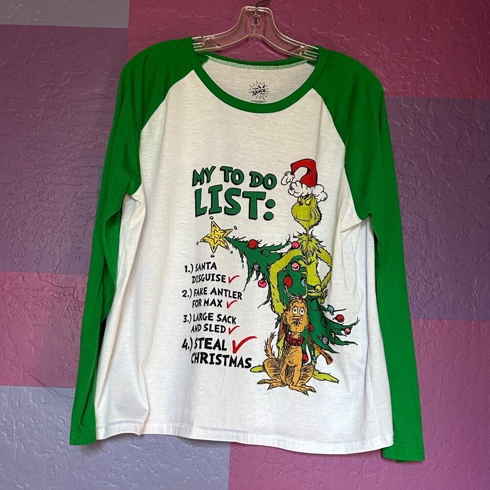 Pajama Top - Grinch